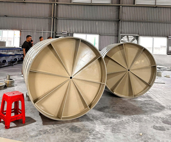 Tank manufacturing area